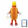 Smiling Hot Dog Mascot Costume