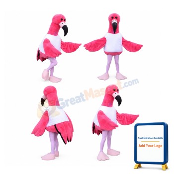 Lovely Flamingo Mascot Costume