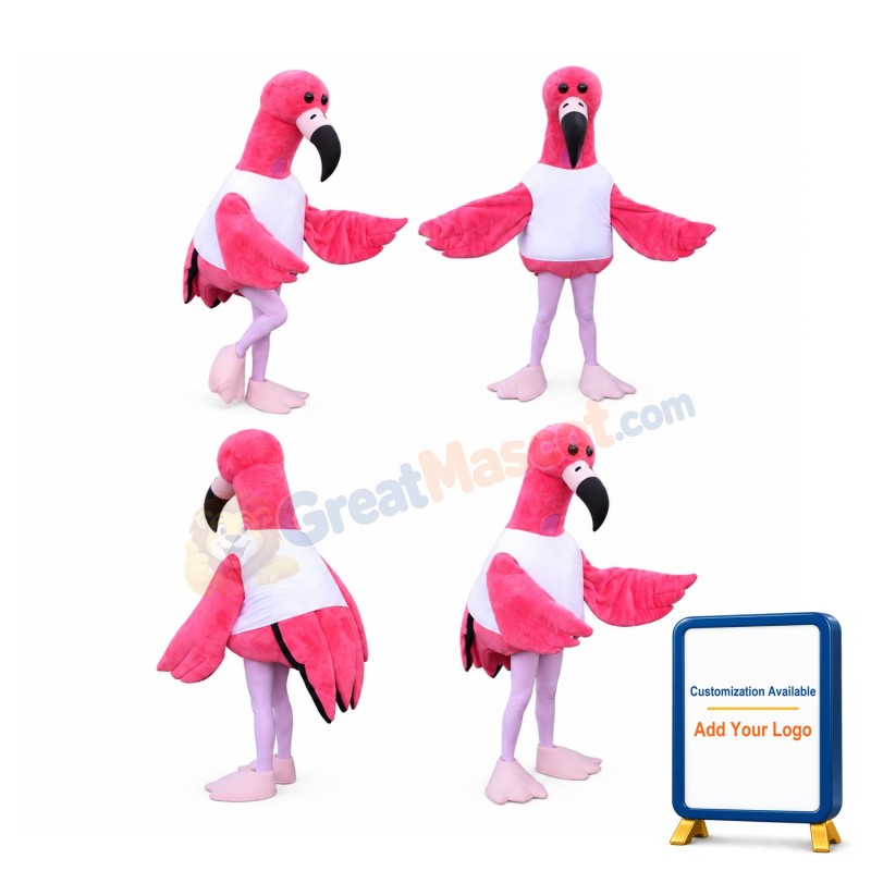 Lovely Flamingo Mascot Costume