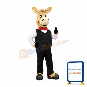 Gentlemanly Horse Mascot Costume