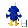 College Blue & White Eagle Mascot Costume