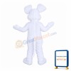 White East Bunny Mascot Costume