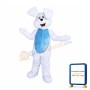 White East Bunny Mascot Costume