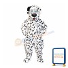 Cute Dalmatian Dog Mascot Costume