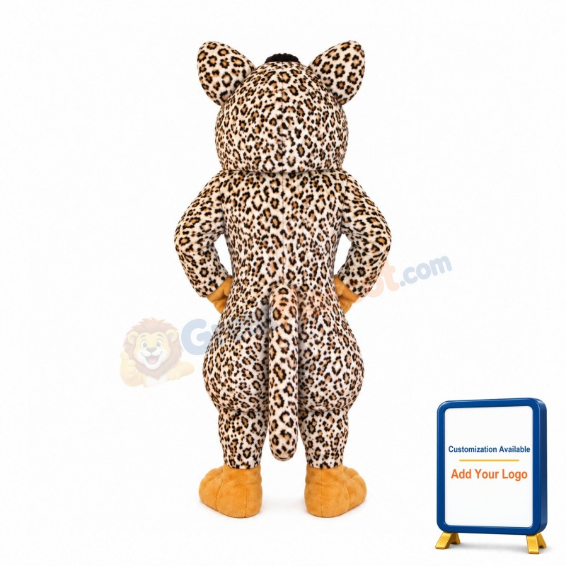 Cute Bobcat Mascot Costume