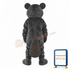Cute Brown Beaver Mascot Costume