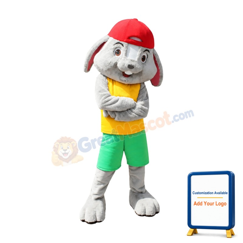 Sport College Rabbit Mascot Costume