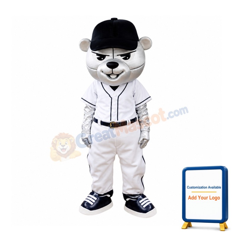Sport Baseball Bear Mascot Costume