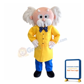Elegant Grandpa Mascot Costume