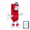 Red Brush Mascot Costume