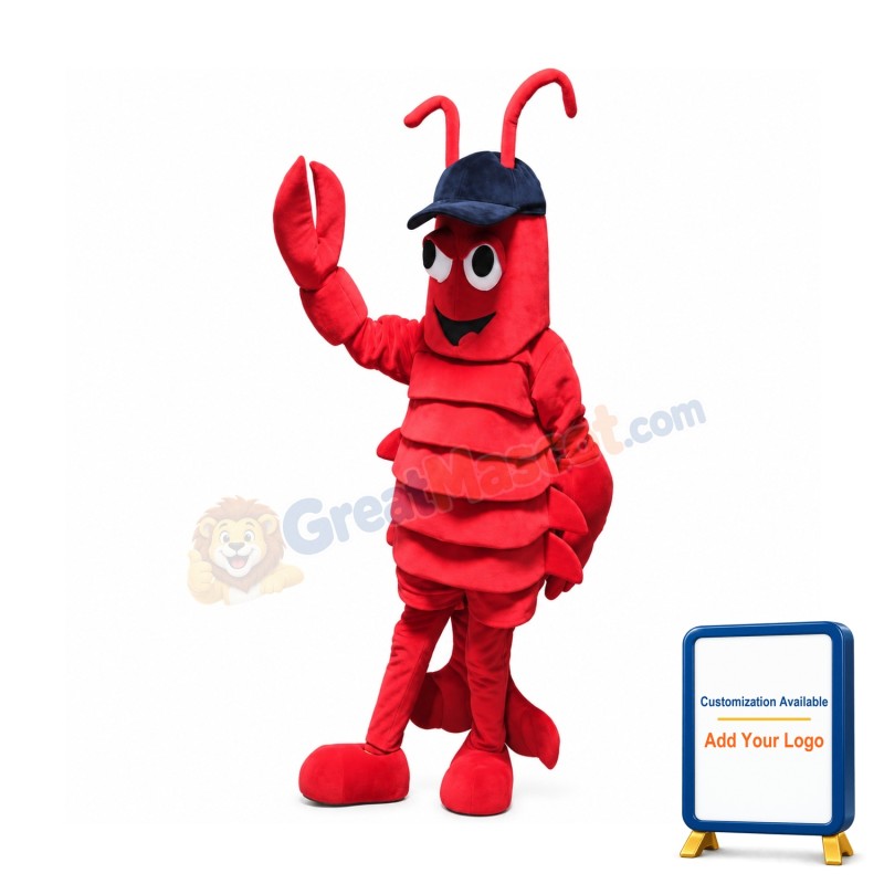 Sport Red Lobster Mascot Costume