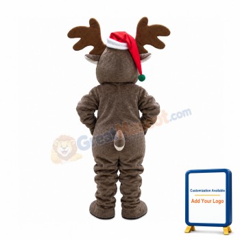 Lovely Christmas Lightweight Reindeer Mascot Costume