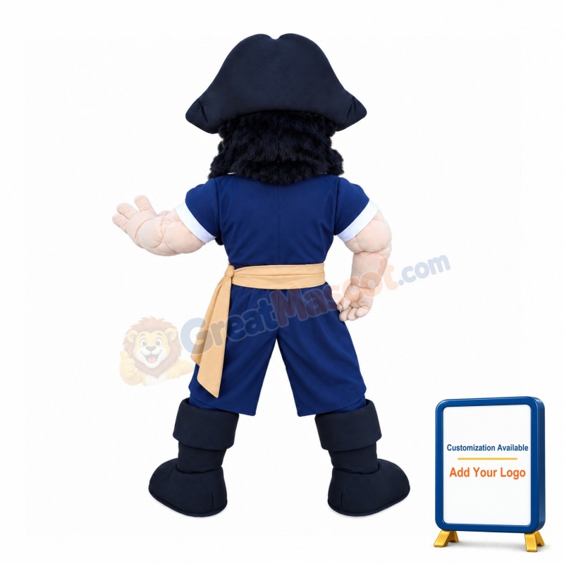Realistic Buccaneer Mascot Costume