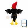 Red & Black Woodpecker Mascot Costume