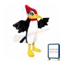 Red & Black Woodpecker Mascot Costume