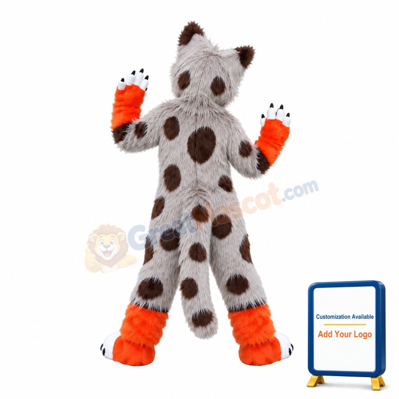 Colorful Husky Dog Wolf Mascot Costume