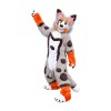 Colorful Husky Dog Wolf Mascot Costume