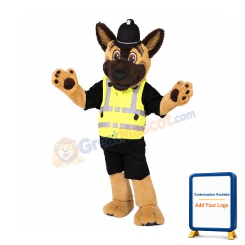 Staffs Police Dog Mascot Costume