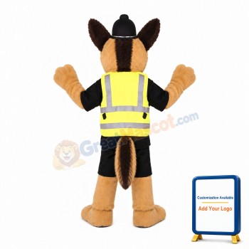 Staffs Police Dog Mascot Costume
