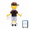 Light Lamp Bulb Boy Mascot Costume