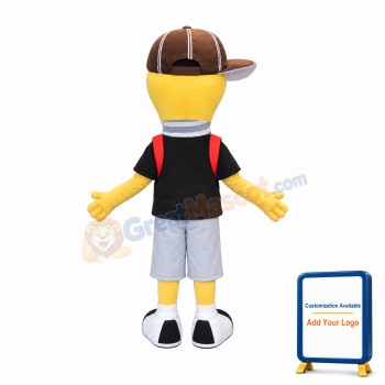 Light Lamp Bulb Boy Mascot Costume