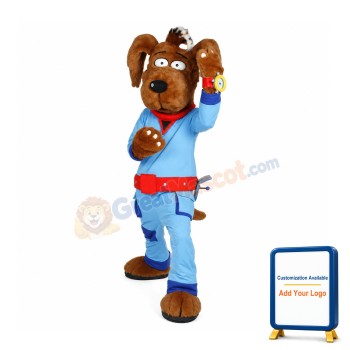 College Special Dog Mascot Costume