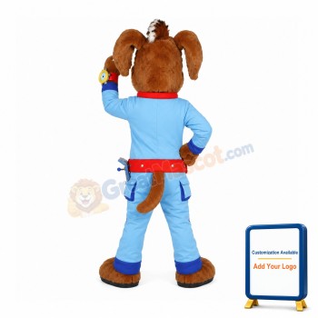 College Special Dog Mascot Costume