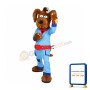 College Special Dog Mascot Costume