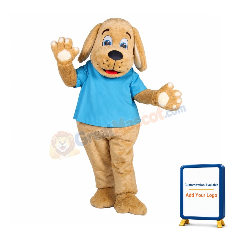 Playful Dog Mascot Costume