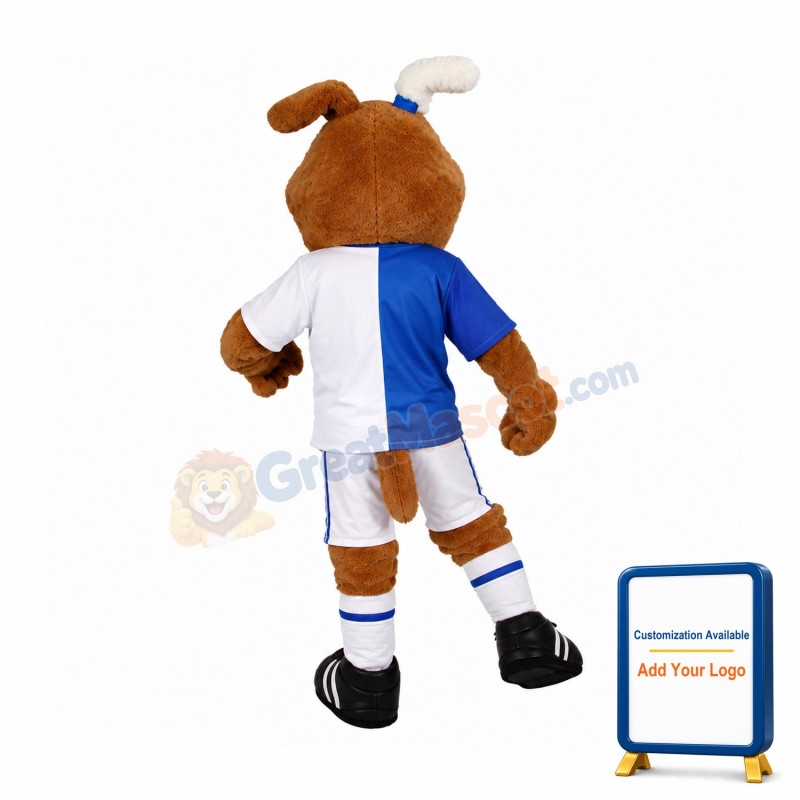 Friendly Bulldog Mascot Costume