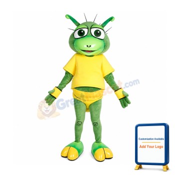 Green Bug Mascot Costume