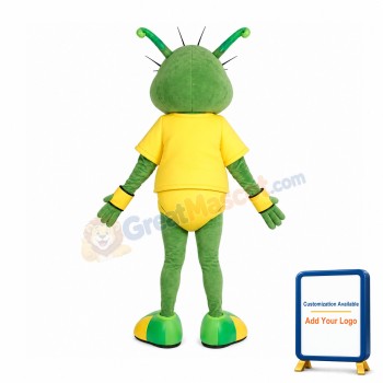 Green Bug Mascot Costume