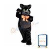 All Black Cat Mascot Costume