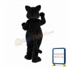 All Black Cat Mascot Costume