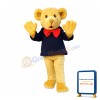Lovely Yellow Bear Mascot Costume