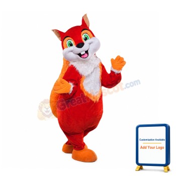 Happy Lightweight Animal Squirrel Mascot Costume