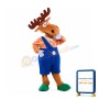 Thinker Moose Mascot Costume