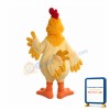College Yellow Chicken Mascot Costume