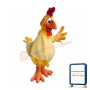 College Yellow Chicken Mascot Costume