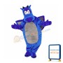 Funny Blue Dragon Mascot Costume