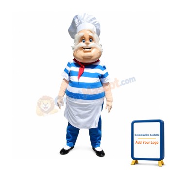 Old Kind Chef Mascot Costume