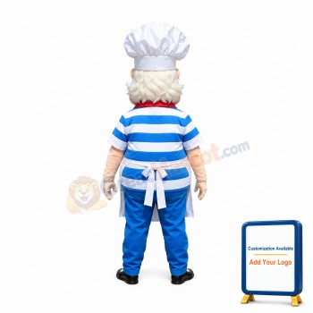 Old Kind Chef Mascot Costume