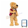 Brown Furry Dog Mascot Costume