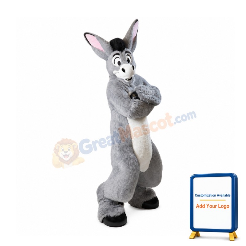 Super Cute Donkey Mascot Costume