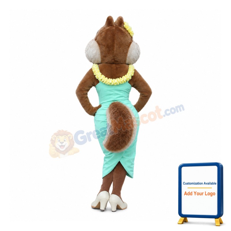 Clarice Chipmunk Mascot Costume
