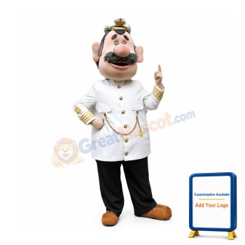 Old Captain Mascot Costume
