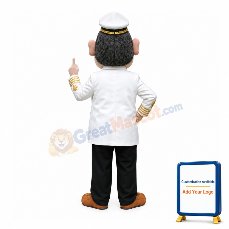 Old Captain Mascot Costume