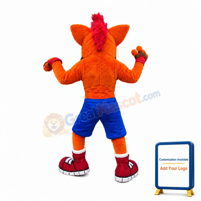 Crash Bandicoot Mascot Costume
