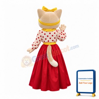 Lovely Big Eye Cat Mascot Costume