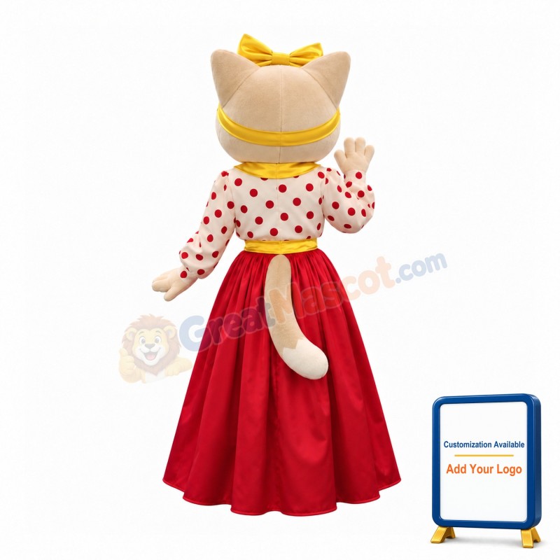Lovely Big Eye Cat Mascot Costume
